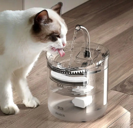 Automatic Cat Water Fountain with Filter & Sensor